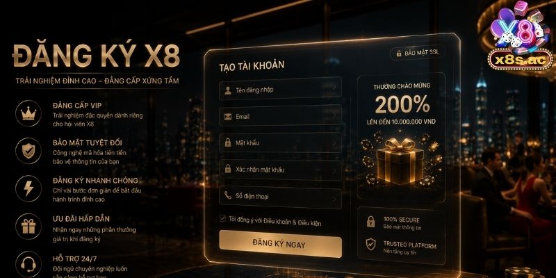 Điểm khác biệt khi thực hiện đăng ký X8 năm 2026