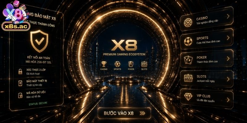 Cách tham gia an toàn qua quy trình đăng nhập X8